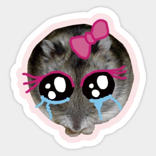 Sad Hamster Sticker